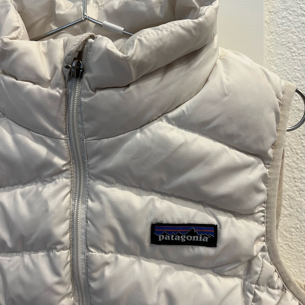 Patagonia down vest, youth